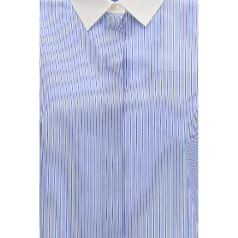 Tory Burch Blue Cotton Pattern Shirt Tory Burch