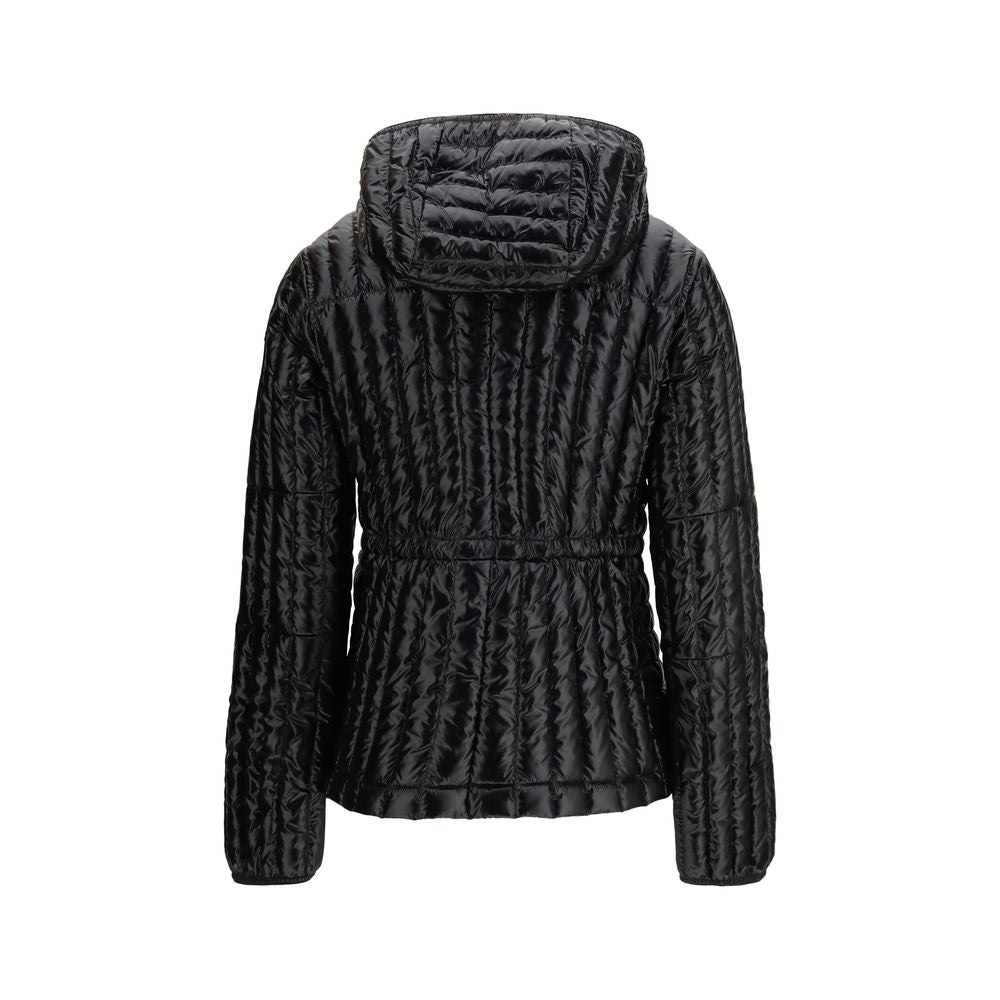 Parajumpers Black Nylon Full-Length Jacket Parajumpers
