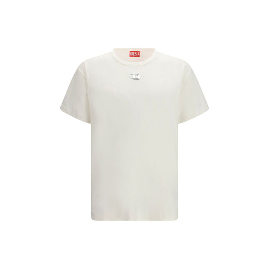 Diesel White Cotton T-Shirt Diesel
