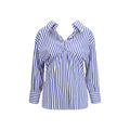 Givenchy Blue Cotton Pattern Shirt Givenchy