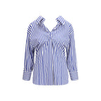 Givenchy Blue Cotton Pattern Shirt Givenchy