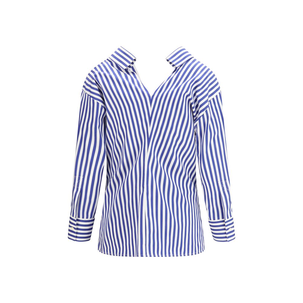 Givenchy Blue Cotton Pattern Shirt Givenchy