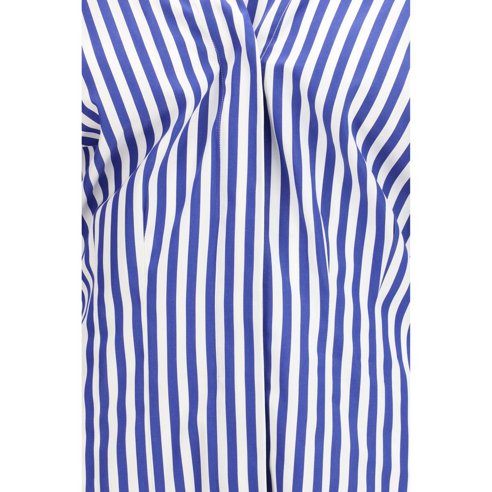 Givenchy Blue Cotton Pattern Shirt Givenchy