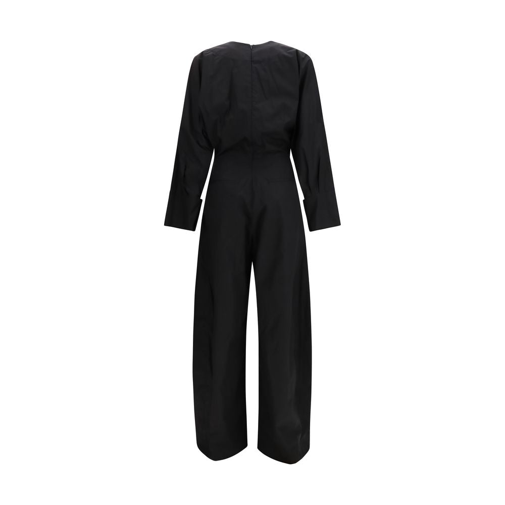 The Latest Black Cotton Jumpsuit The Latest