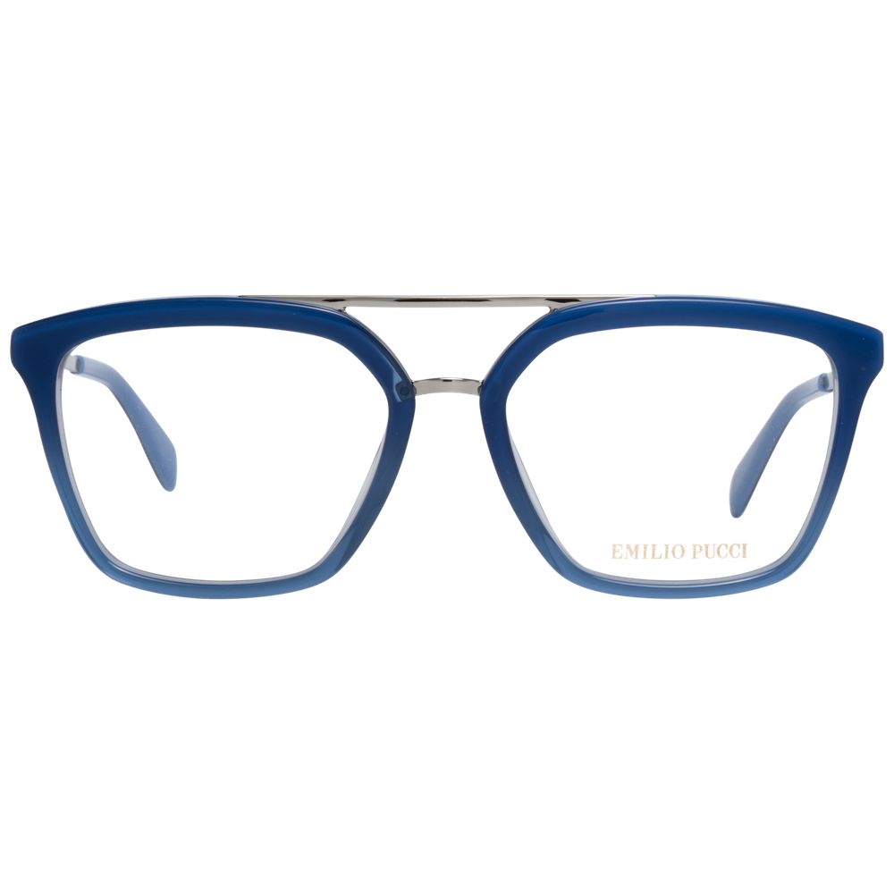 Emilio Pucci Blue Metal & Plastic Glasses Frames Emilio Pucci