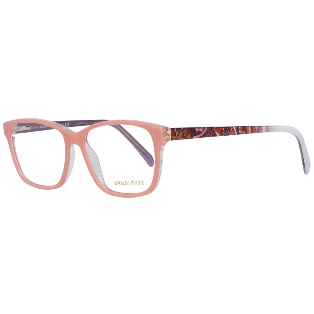 Emilio Pucci Pink Plastic Glasses Frames Emilio Pucci