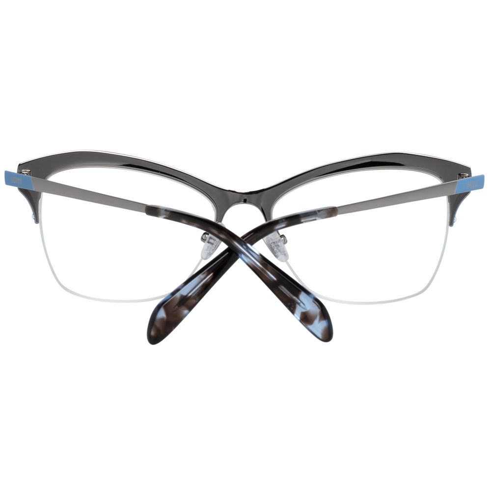 Emilio Pucci Silver Metal Glasses Frames