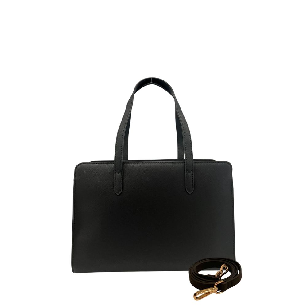 Twinset Black PU Women Shoulder Bag Twinset
