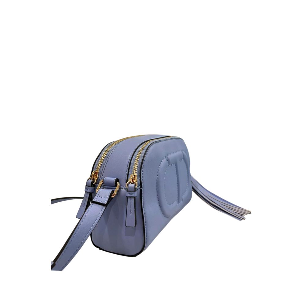 Twinset Blue PU Women Crossbody Twinset
