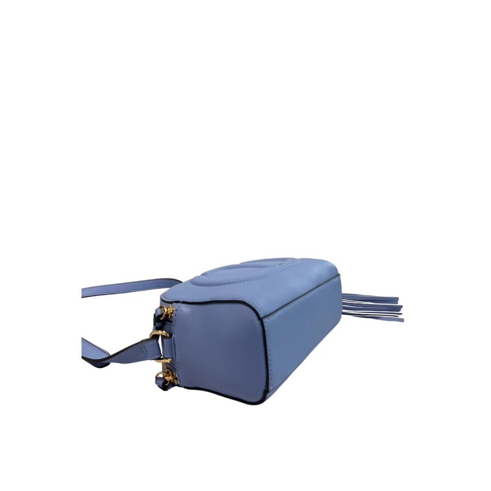 Twinset Blue PU Women Crossbody Twinset