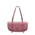 Twinset Pink PU Women Shoulder Bag Twinset