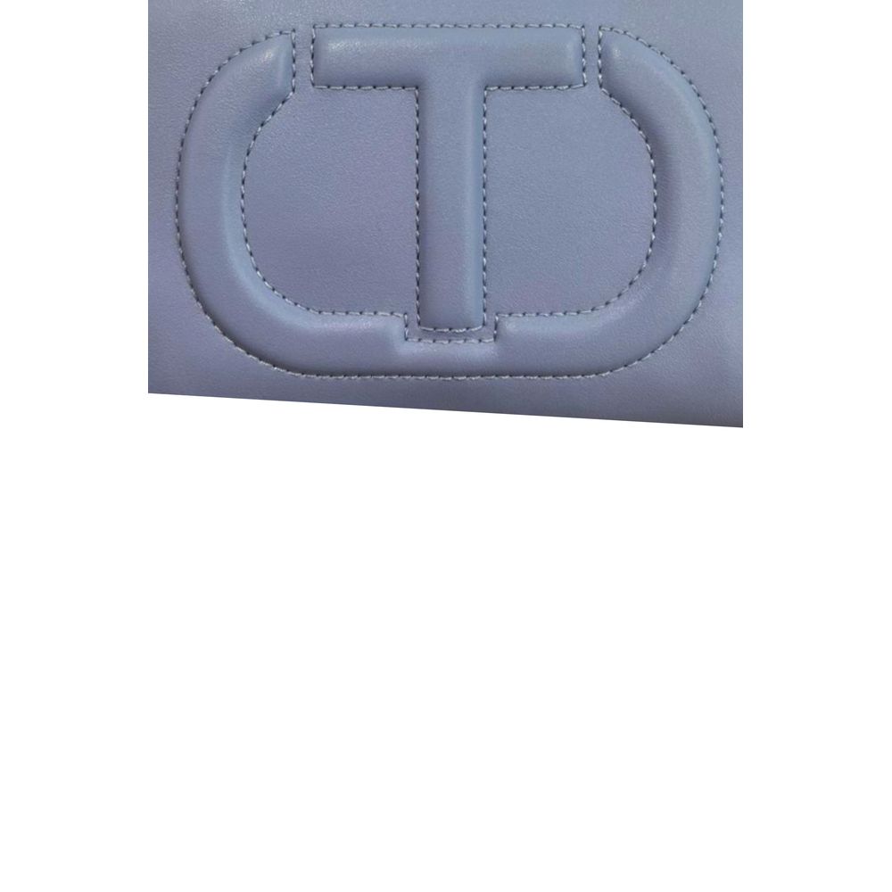 Twinset Blue PU Women Crossbody Twinset