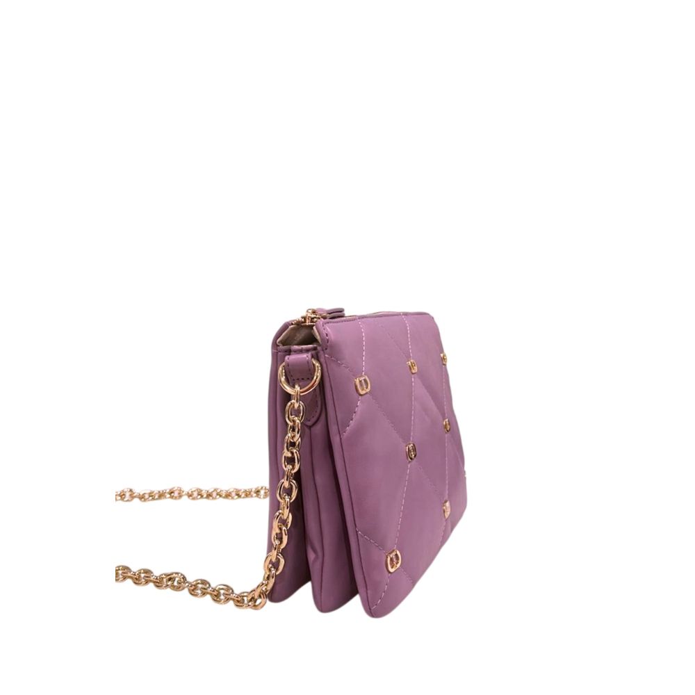Twinset Purple Faux Leather Women Crossbody Bag Twinset