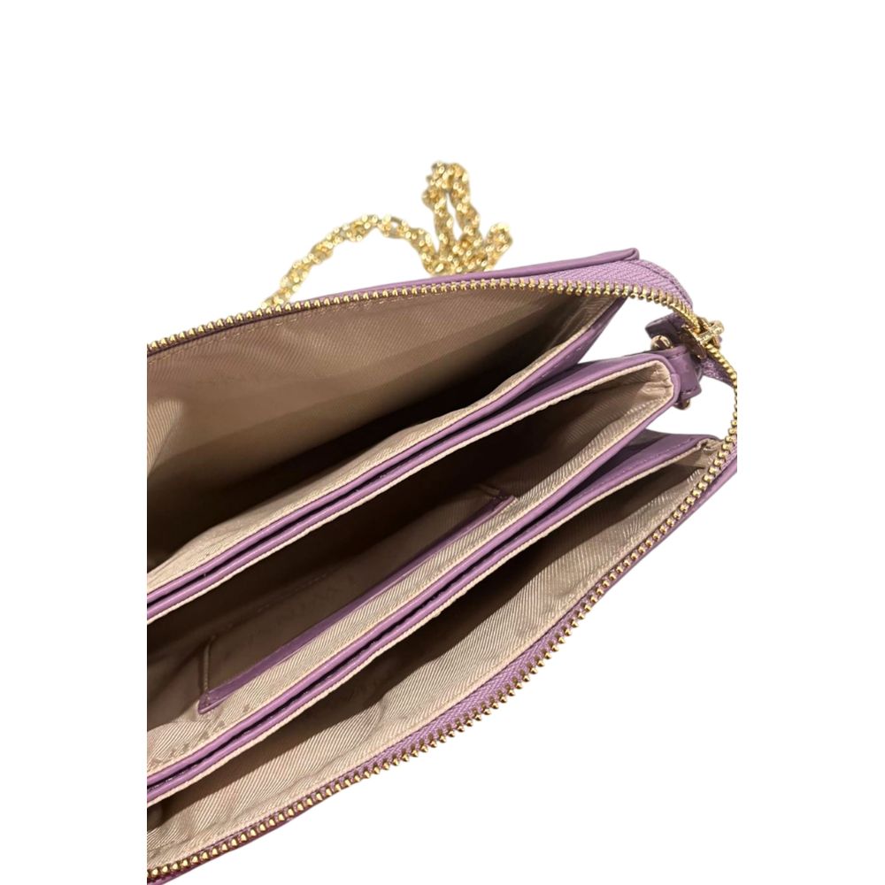 Twinset Purple Faux Leather Women Crossbody Bag Twinset