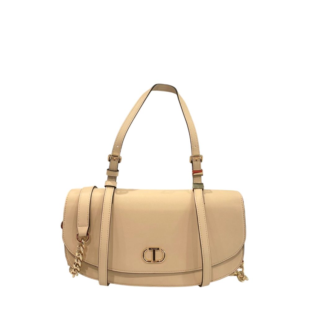 Twinset Yellow PU Women Crossbody Twinset
