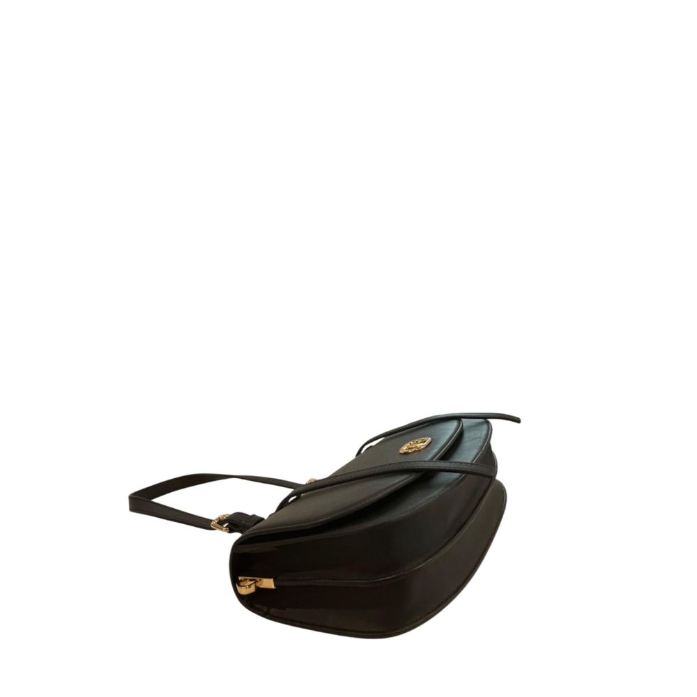 Twinset Black PU Women Shoulder Bag Twinset