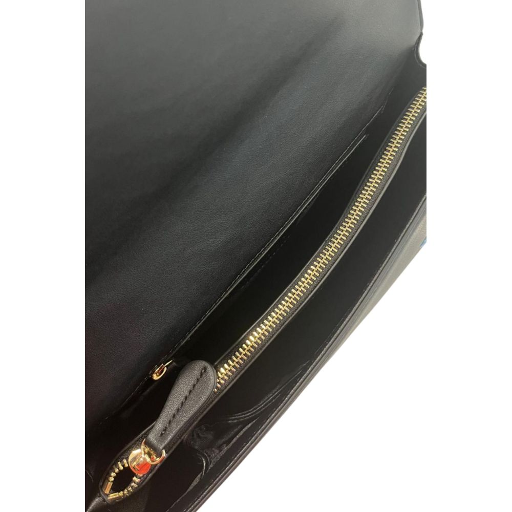 Twinset Black PU Women Shoulder Bag Twinset
