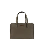 Twinset Grey PU Women Shoulder Bag Twinset