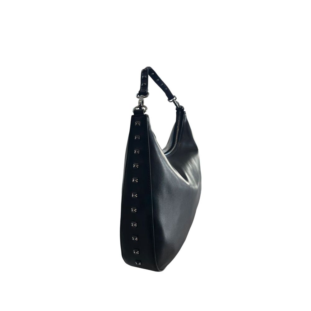 Twinset Black PU Women Shoulder Bag Twinset