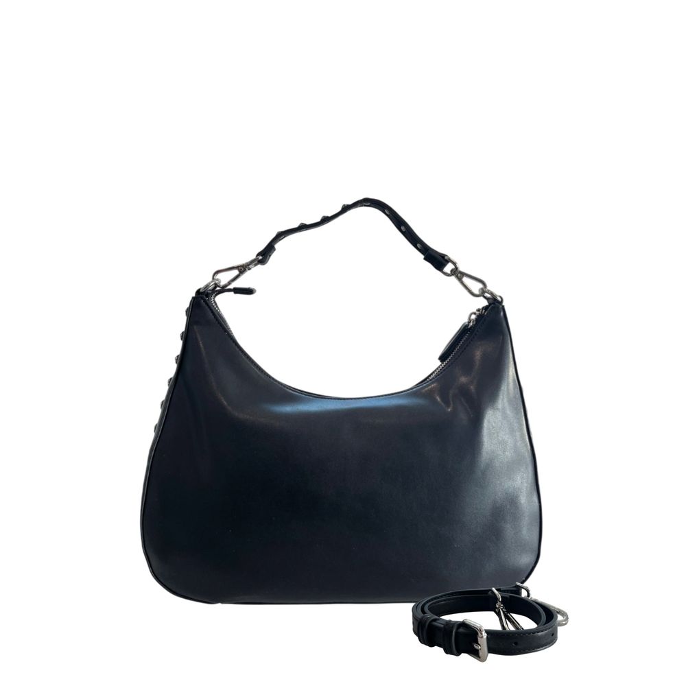 Twinset Black PU Women Shoulder Bag Twinset