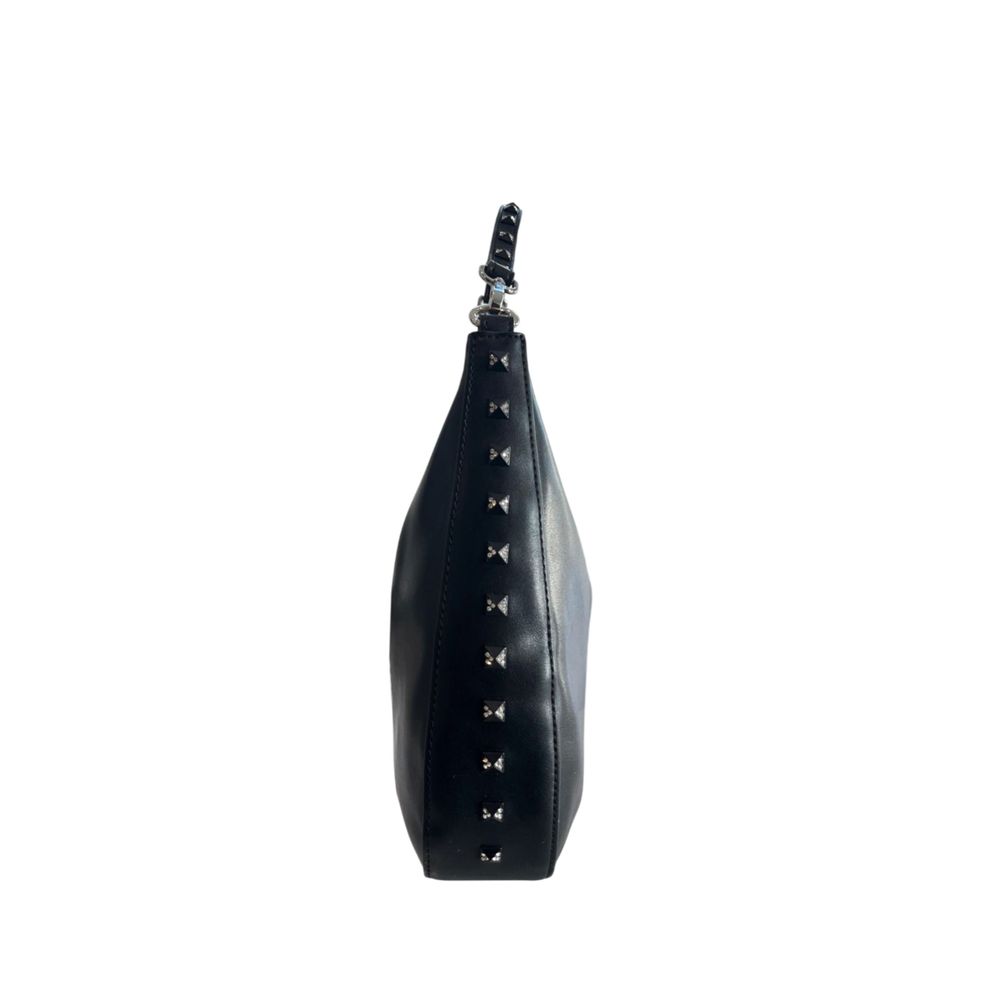 Twinset Black PU Women Shoulder Bag Twinset