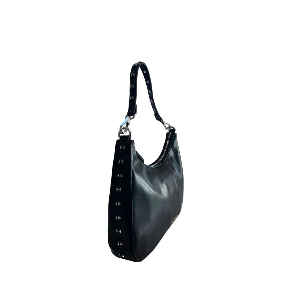 Twinset Black Polyurethane Women Shoulder Bag Twinset