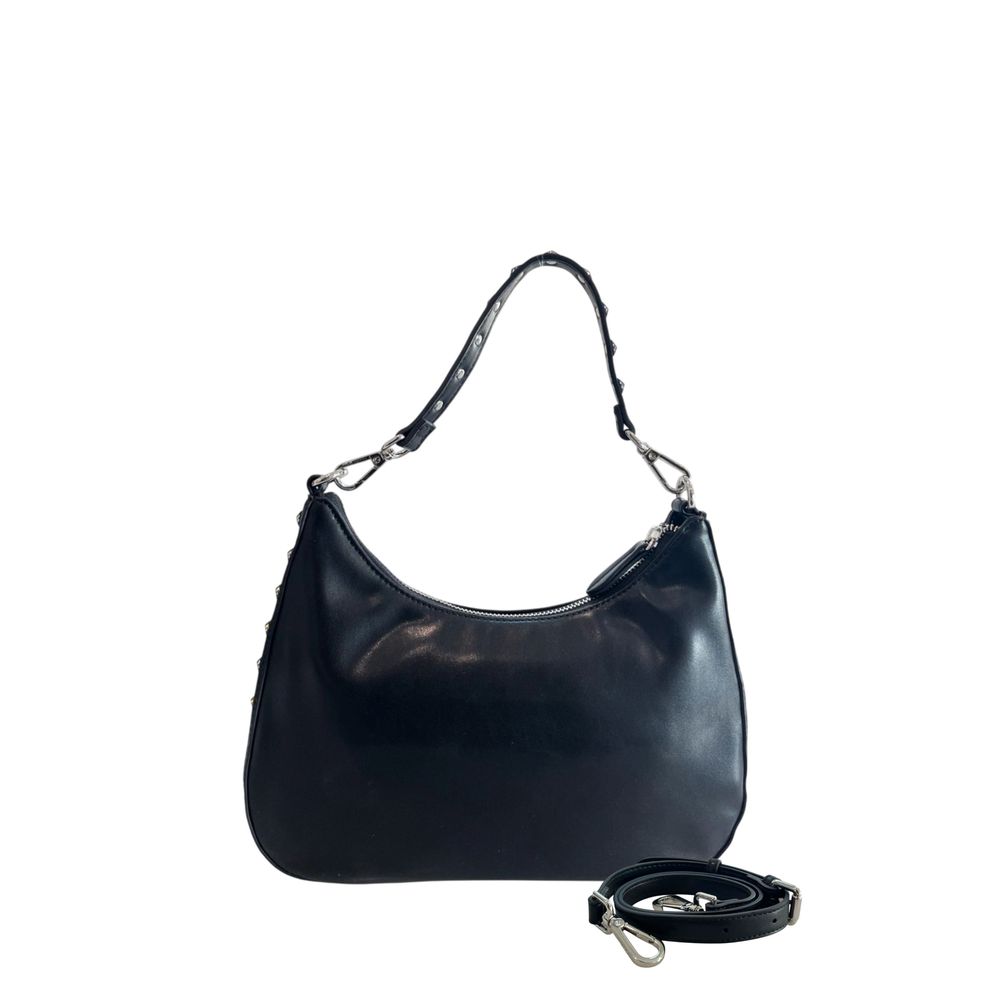 Twinset Black Polyurethane Women Shoulder Bag Twinset
