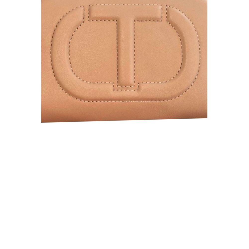 Twinset Pink Faux Leather Women Crossbody Twinset