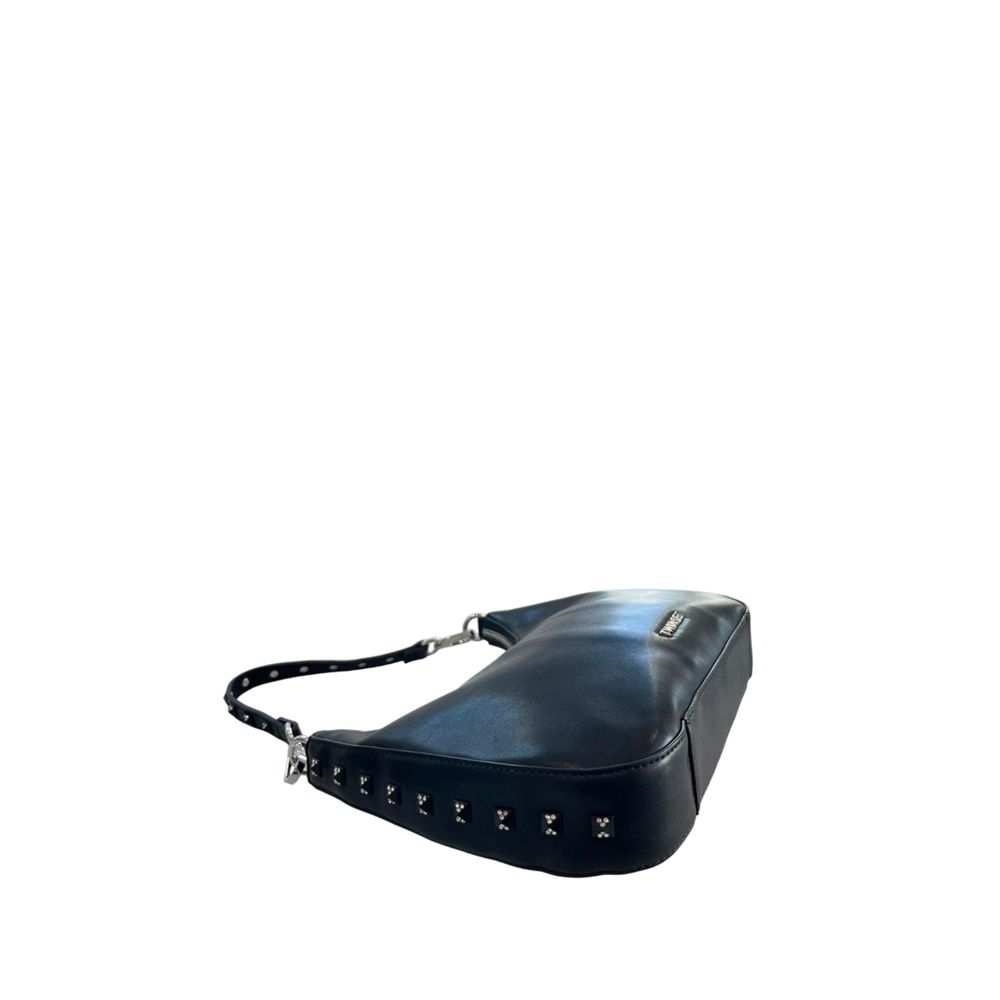 Twinset Black Polyurethane Women Shoulder Bag Twinset