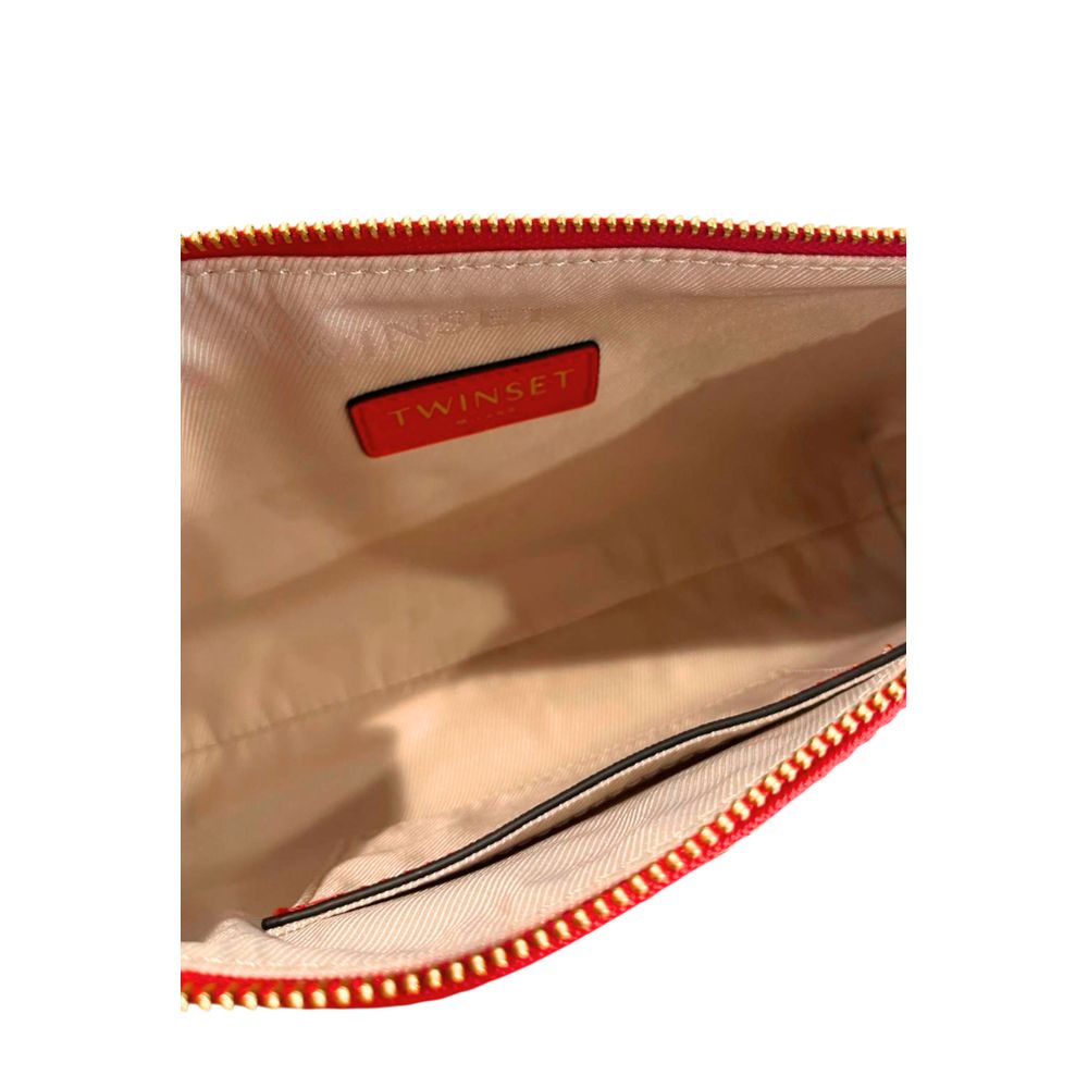 Twinset Red PU Women Crossbody Bag Twinset