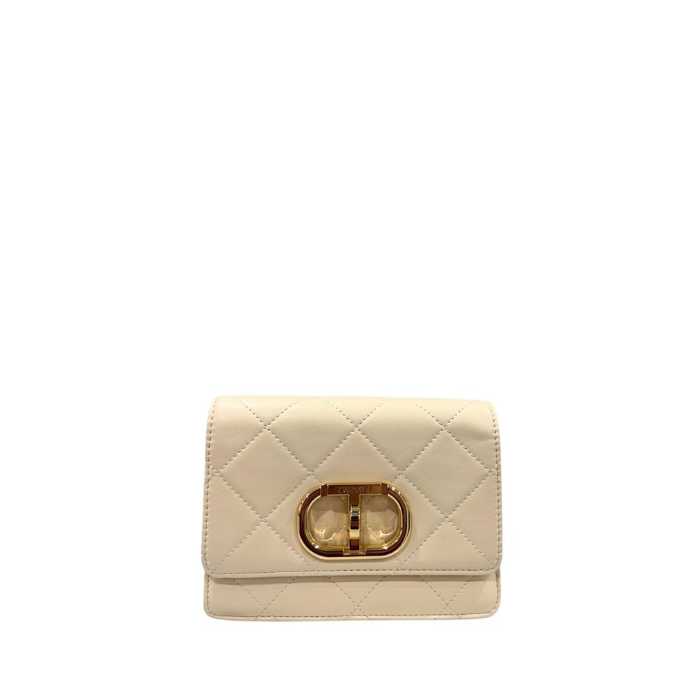 Twinset Beige PU Women Crossbody Bag Twinset