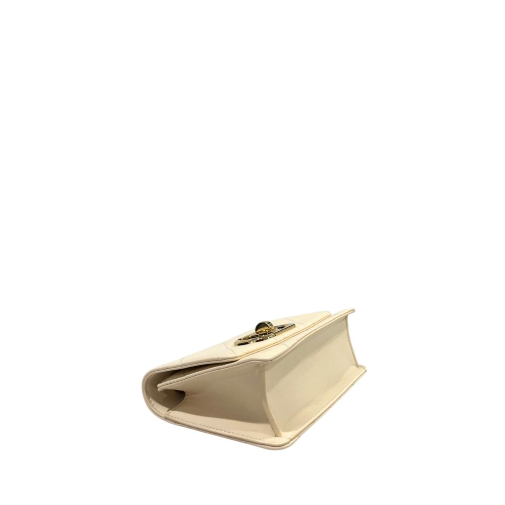 Twinset Beige PU Women Crossbody Bag Twinset