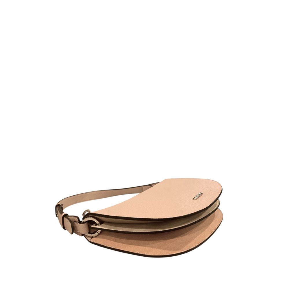Twinset Pink PU Women Shoulder Bag Twinset