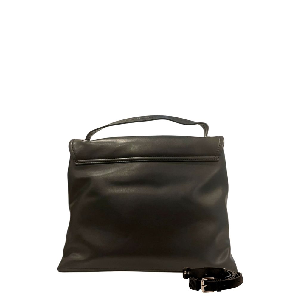 Twinset Black PU Women Handbag Twinset