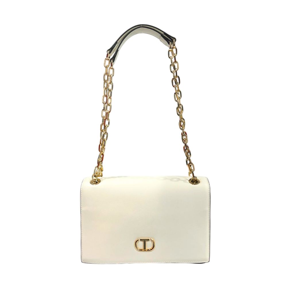 Twinset White PU Women Crossbody Twinset