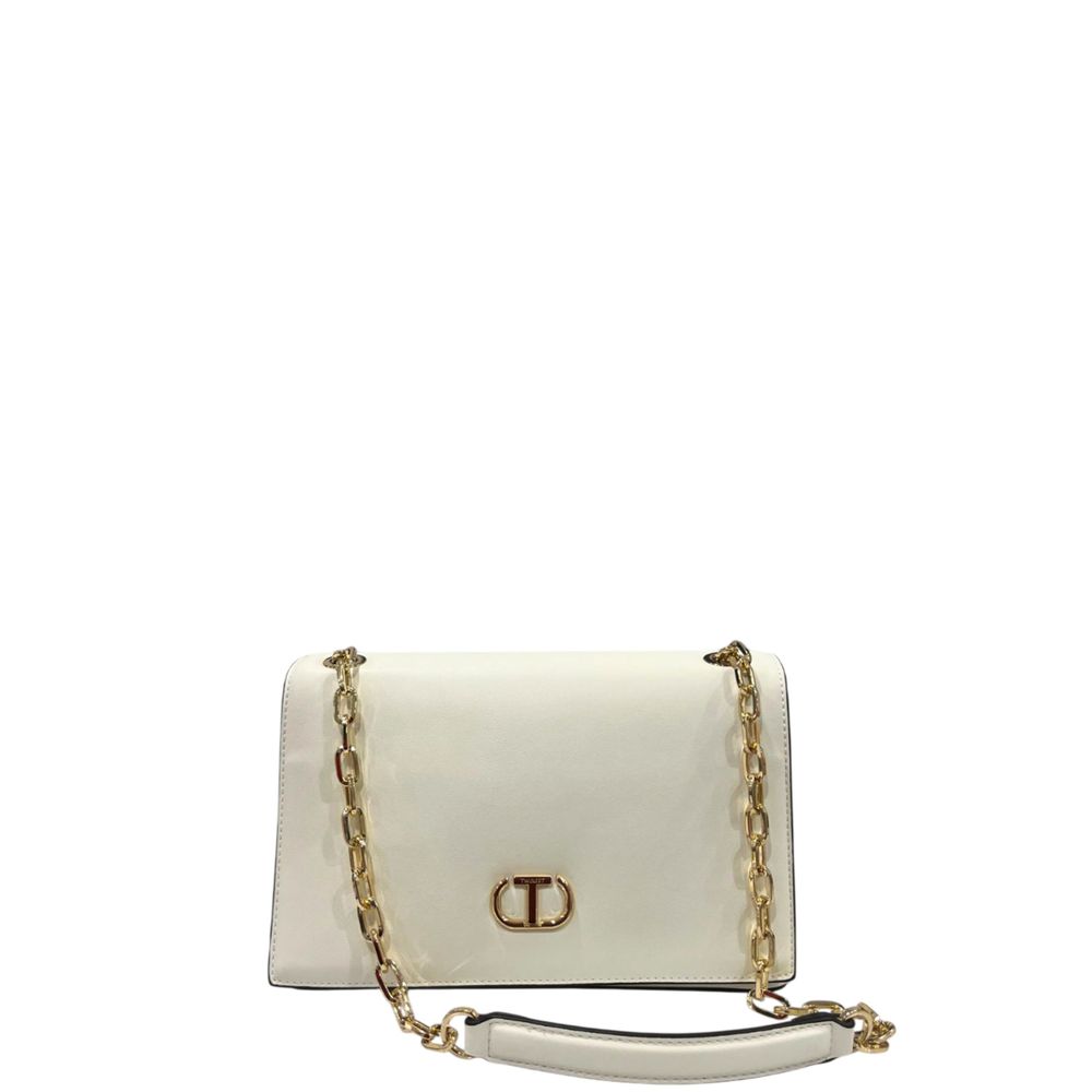 Twinset White PU Women Crossbody Twinset