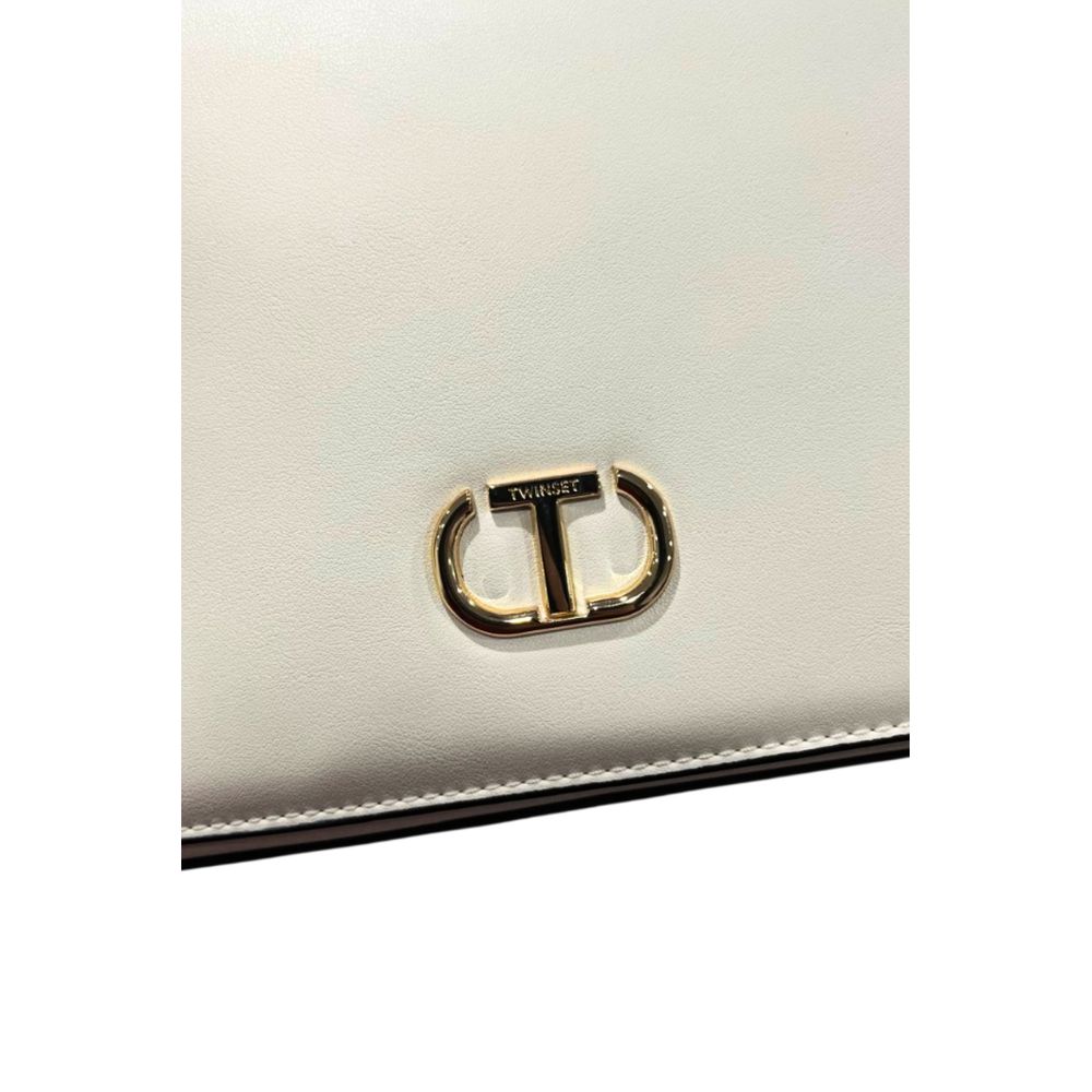 Twinset White PU Women Crossbody Twinset