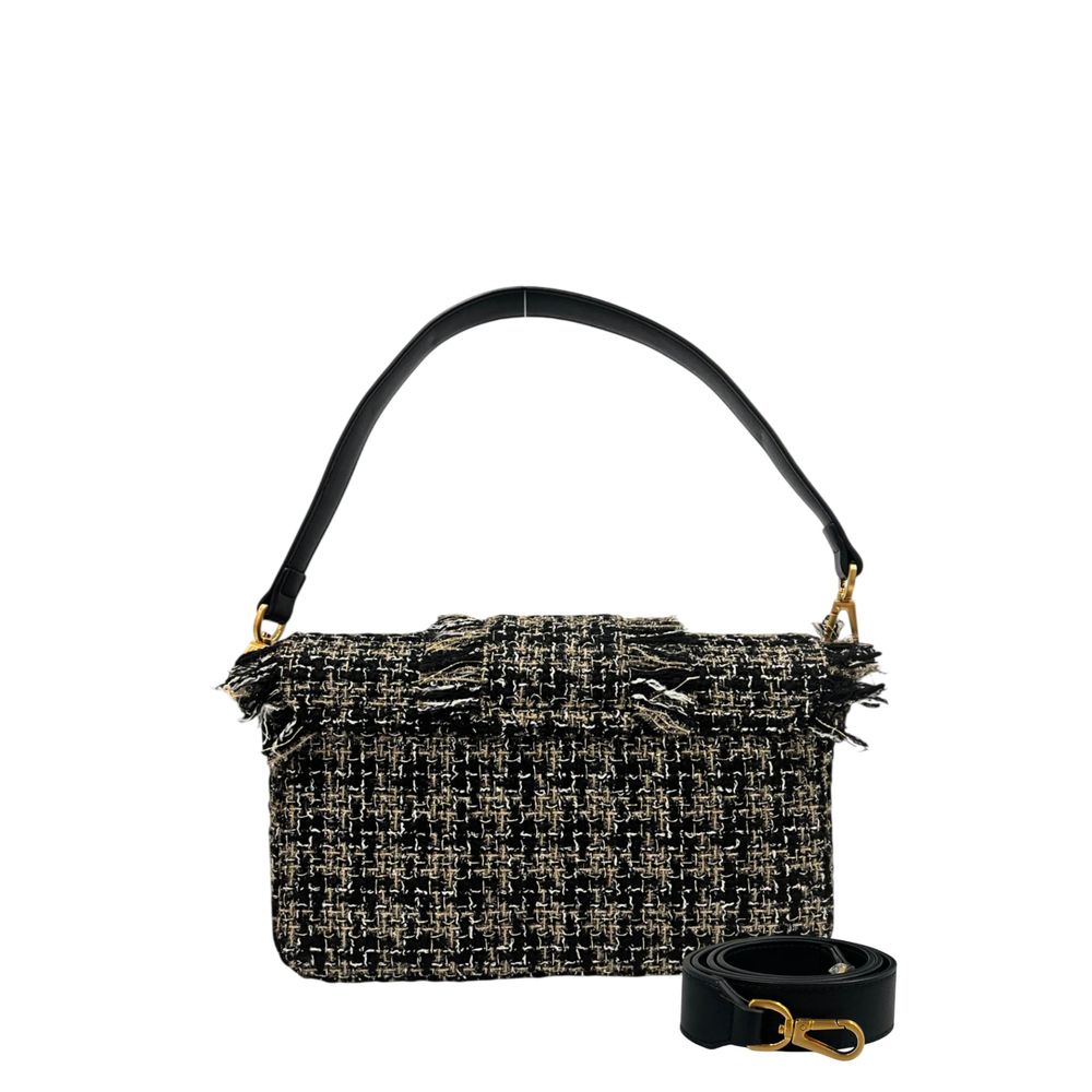 Twinset Black PU Women Shoulder Bag Twinset