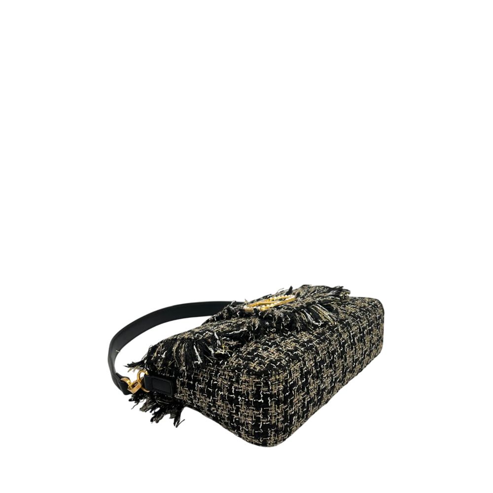 Twinset Black PU Women Shoulder Bag Twinset