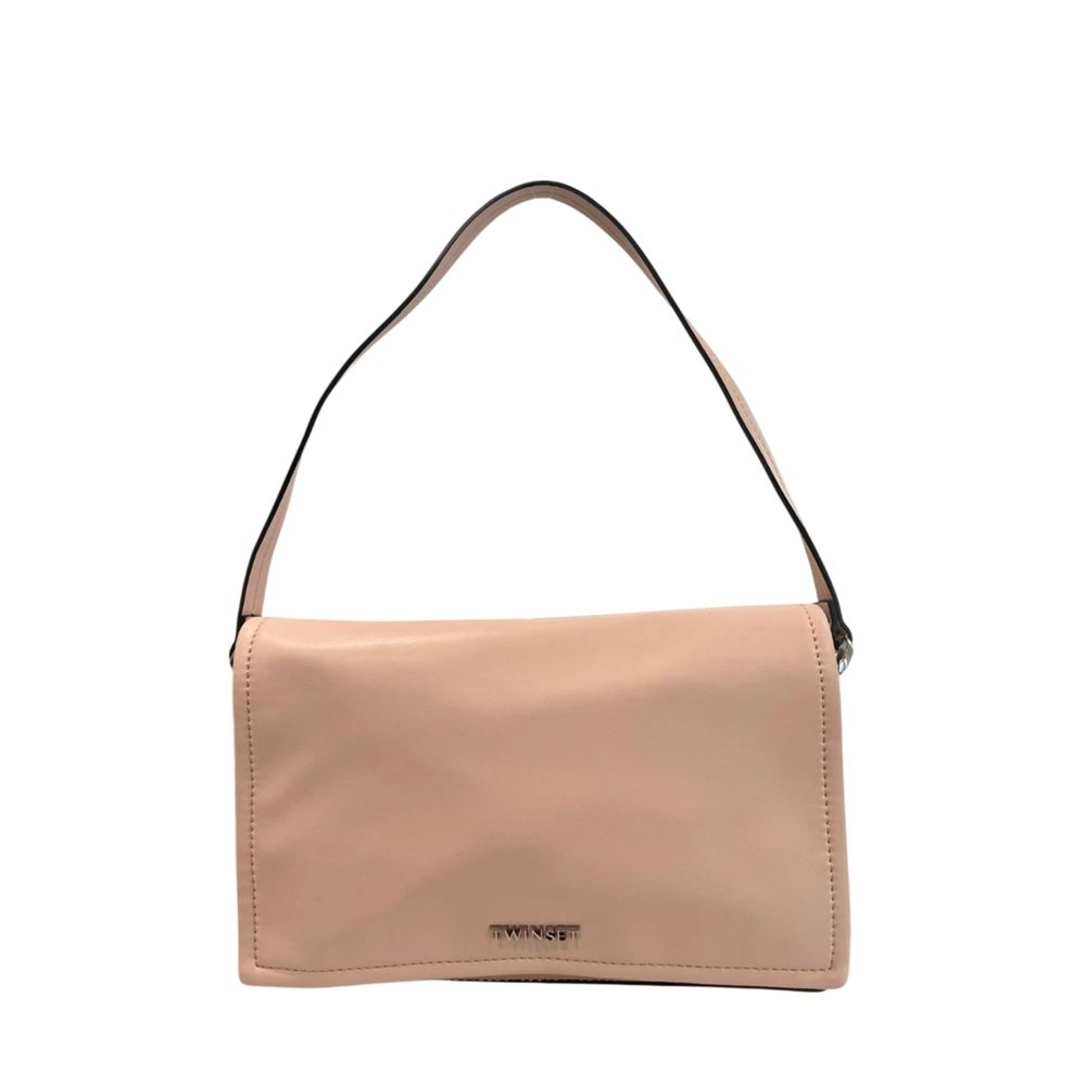 Twinset Pink Polyurethane Women Shoulder Bag Twinset