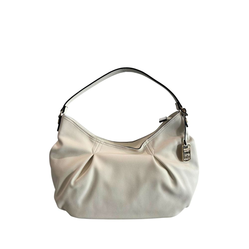 Twinset White PU Women Shoulder Bag Twinset