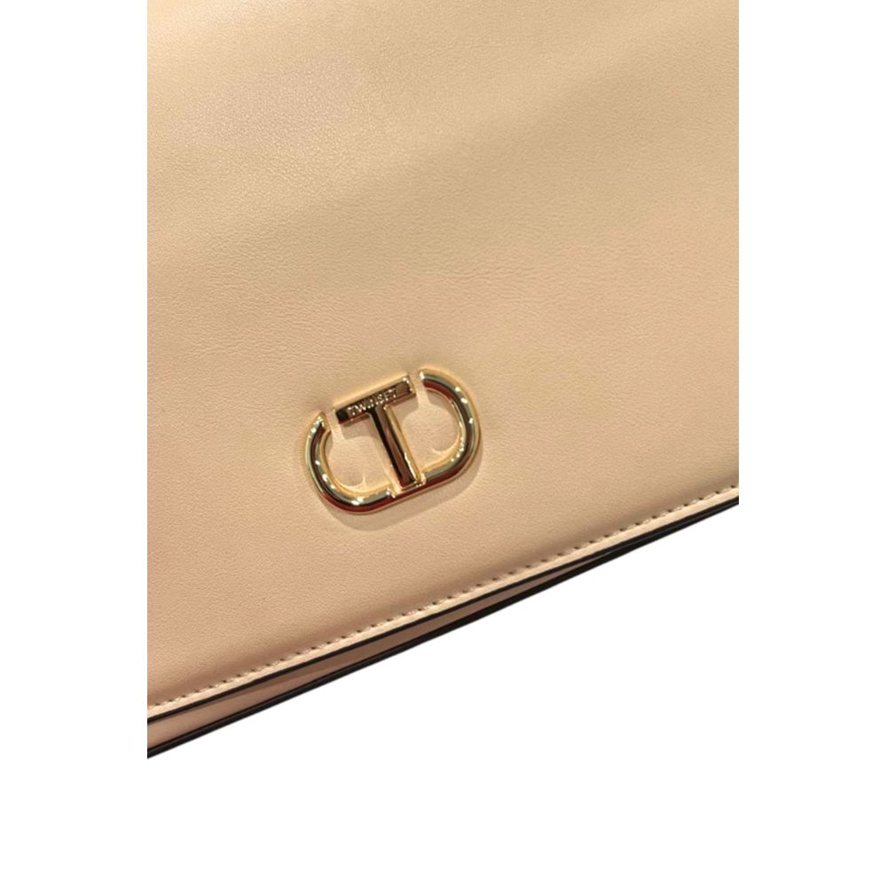 Twinset Pink PU Women Crossbody Twinset