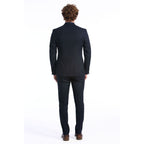 Baldinini Trend Blue Wool Two-Piece Suit Baldinini Trend