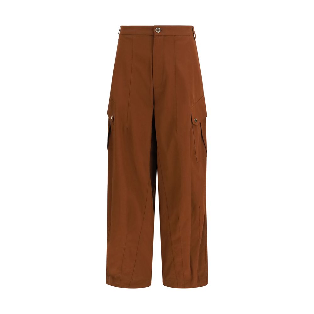 PINKO Brown Cotton Casual Pants PINKO