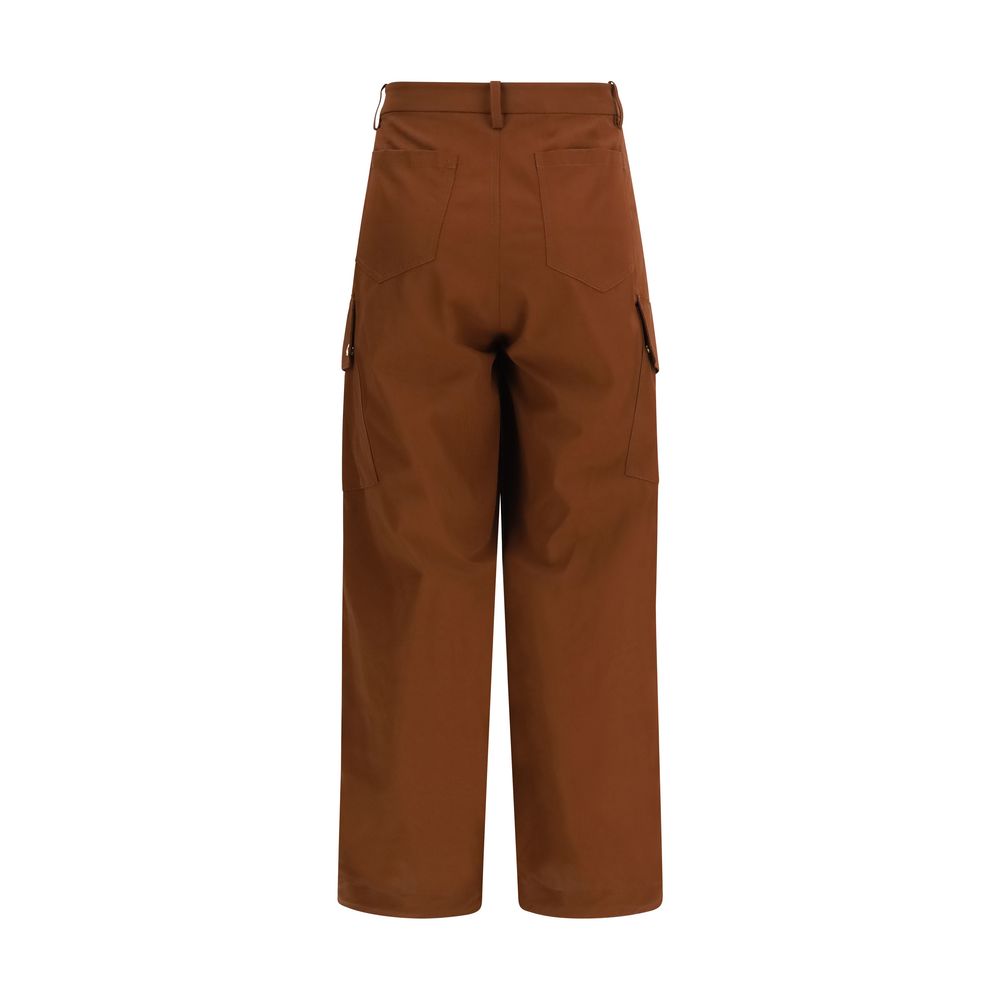 PINKO Brown Cotton Casual Pants PINKO