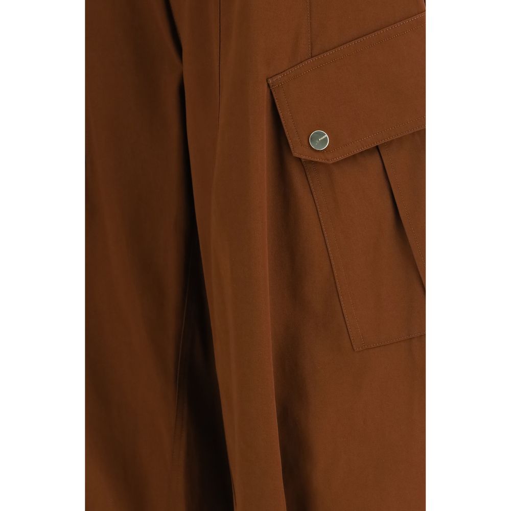 PINKO Brown Cotton Casual Pants PINKO