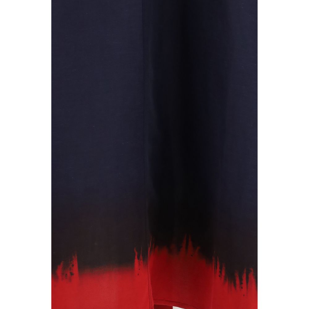 Tory Burch Blue Viscose Casual Dress Tory Burch