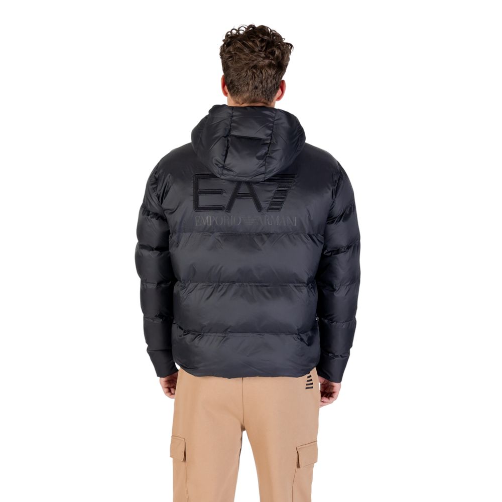 EA7 Emporio Armani Black Polyamide Bomber EA7 Emporio Armani