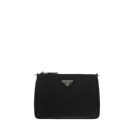 Prada Black Recycled Polyamide Shoulder Bag Prada