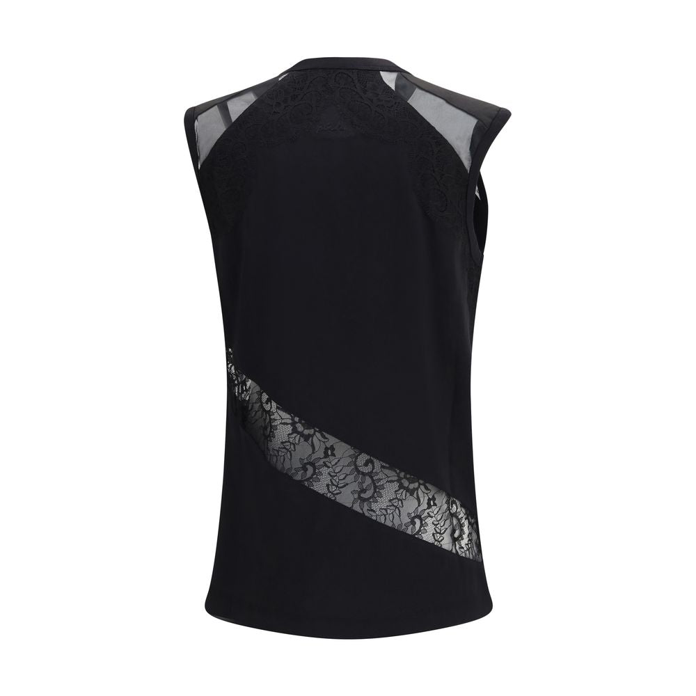 PINKO Black Cotton Top PINKO